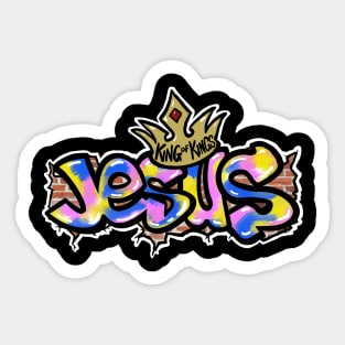 Jesus King of Kings Sticker